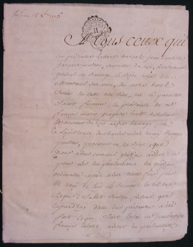 Original 1776 french - 1776,