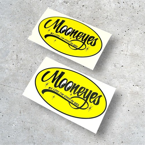 Moon eyes usa stickers - moon,