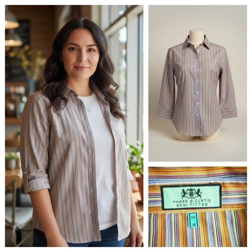 Women hawes curtis shirt - &,