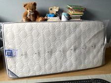 Silver Cross Quilted TrueFit™ Premium Cot Bed Pocket Sprung Mattress 70 X 140