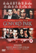 Gosford Park DVD Drama (2002)