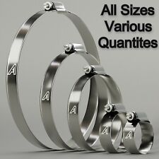 Stainless Steel Hose Clips Pipe Clamps Jubilee type 304ss Fully Stainless