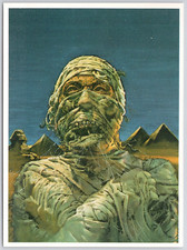Mummy Postcard Josh Kirby Art Science Fiction Monster Horror Fantasy Unposted