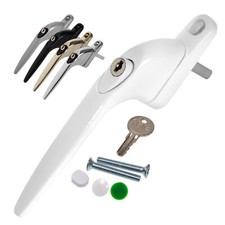 Yale Window Handle uPVC Plastic Frame Quartus Inline Key Locking Espag PVC