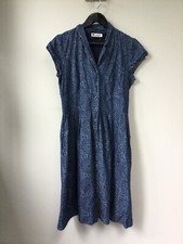 Seasalt Cornwall Blue Patterned Beatrice Dress, UK Size 12, Good Condition.