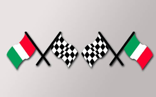 Italian chequered racing - italian,