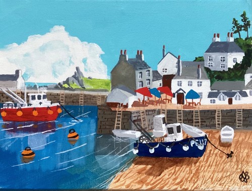 Original acrylic painting - , of