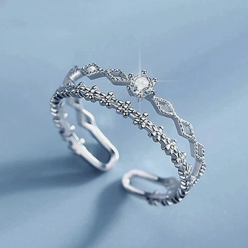 925 sterling silver adjustable - silver,