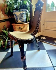 Antique Wooden Carved Birthing