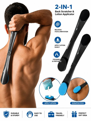 Sponge back lotion applicator - back,