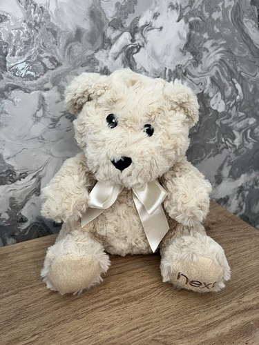 Beige teddy bear plush - 8”,