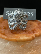 Large Chunky Silver Octopus Ring
