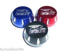 TOP YOKE NUT COVER ENGRAVED ANODISED SUZUKI GSXR600 2006-2015  TRIPLE TREE STEM