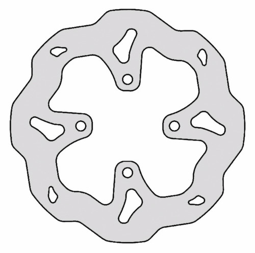 Rear wave brake - disc, for