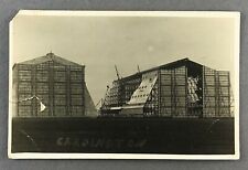 RAF CARDINGTON BRITISH AIRSHIP HANGAR REAL PHOTO POSTCARD RPPC - R100 R101 