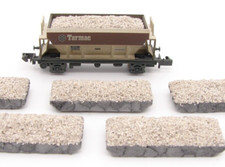 Precision N Gauge GRAHAM FARISH PGA HOPPER 8 X LIMESTONE LOADS eg Yeoman ARC
