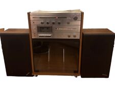SANYO Vintage Hifi System HF1020 Radio Casette Record Player in Original Cabinet