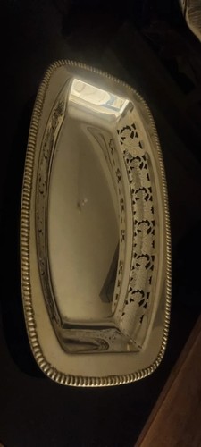 Vintage silver plated serving - vintage,