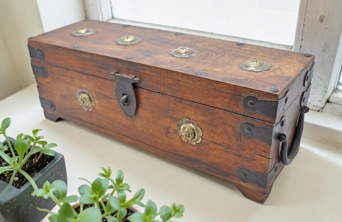 Vintage wooden storage - wooden, chest