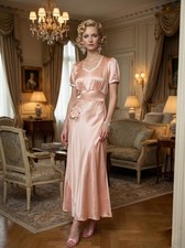 Vintage 30s 40s Deco slip
