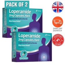 Generic Imodium 2mg Capsules loperamide relieves stop diarrhoea x 12 Max 2 Order