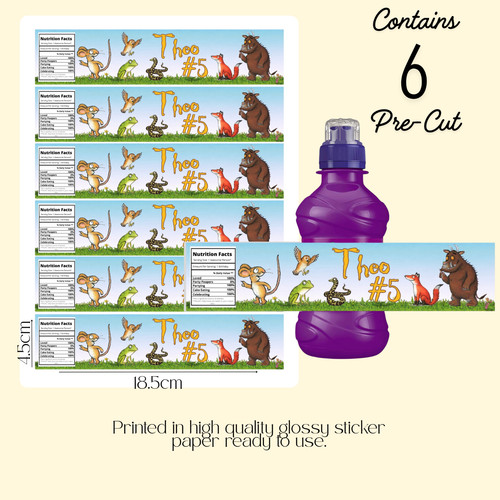 Gruffalo fruitshoot label - fruitshoot, |
