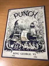 Punch Magazine The London Charavari February 13 1952 - King George VI No5808