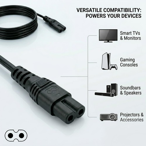 Figure power cable - 8, plug