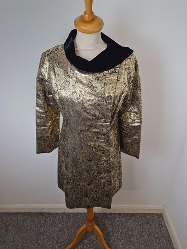Womens vintage gold metallic - womens,