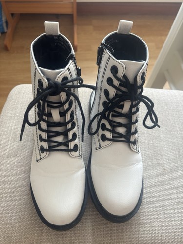 Ladies white faux - white,