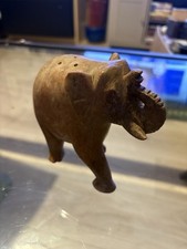 hand-carved soapstone elephant