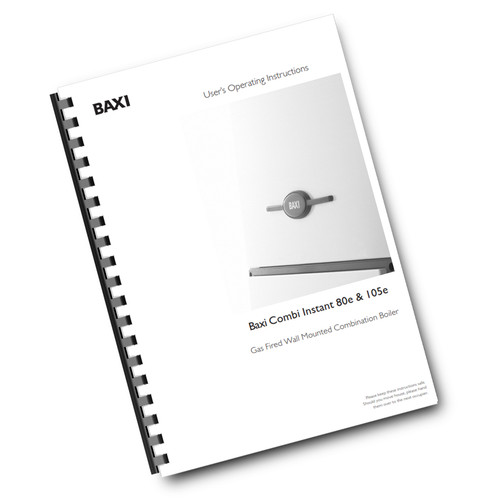 Baxi combi instant 80e - combi, 105e