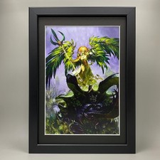 ALARIELLE THE EVERQUEEN FRAMED ART SYLVANETH WOOD ELVES AELVES WARHAMMER AOS