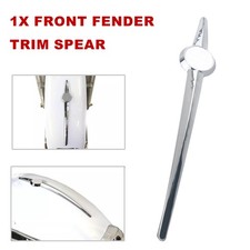 Chrome Front Fender Top Spear