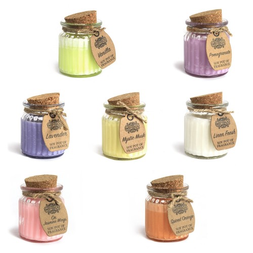Pot fragrance soy - soy, jar