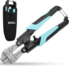 SHALL Mini Bolt Cutter, 210mm/8-inch Heavy Duty Wire Cutter, Security Lock