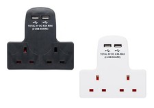 Plug socket adaptor way 13a - 2,