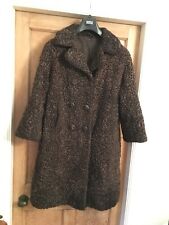 VINTAGE ANTIQUE REAL CURLY PERSIAN  LAMB FUR SHEEPSKIN OAT