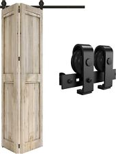 QINAIXQM 2.5FT/76CM Sliding Door Track Folding Door Hardware Kit (no Doors INC) 