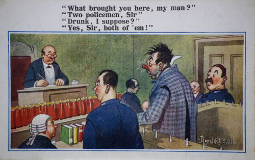Postcard seaside comic saucy - comic,