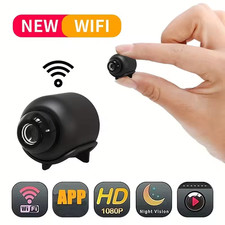 1080P Mini Camera Wireless WiFi Security Surveillance Tiny Cam Night Vision UK.