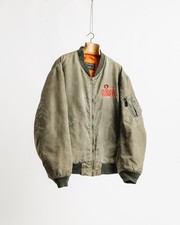 Vintage 69ers Embroidered MA-1 Stlye Bomber Jacket – Size Large