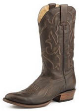 Stetson Leather Western Boots Mens Carlisle Brown 12-020-7311-1671 BR Size 11.5