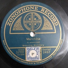 Zonophone Record. Browning