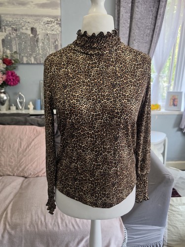 Ladies leopard print top size - ladies,