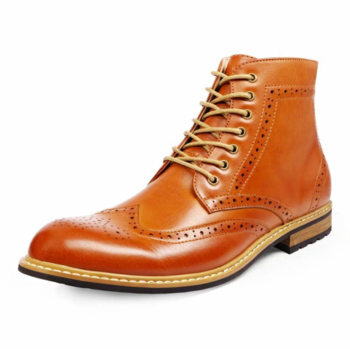 Uk8 men brown leather - men's,