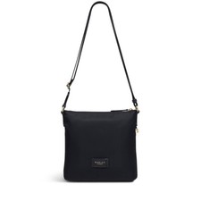 Radley Small Black Crossbody Bag Shoulder Zip Top Pocket Essentials Nylon RRP£99