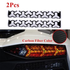Car Rear Tail Light Cover Honeycomb Stickers Tail-lamp Decals Trim Accessories