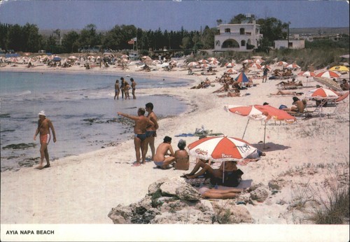 Vintage ayia napa beach - vintage,