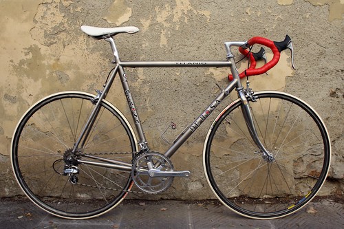 Pink titanium shimano durace - titanium,